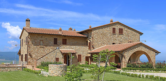 Vacker toscansk villa